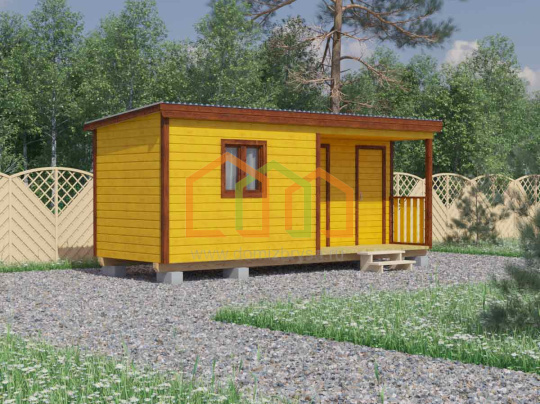 Хозблок для дачи Слава (С)